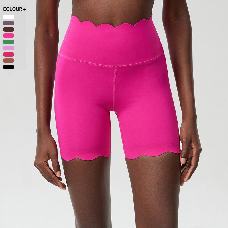 Outdoor Sport Leggings - Summer Yoga Shorts Women Solid Color