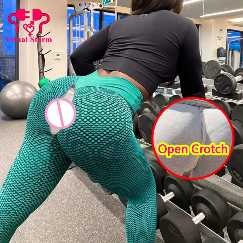 Woman Sexy Open Crotch Legging - Outdoor Sport Leggings 评论和价格