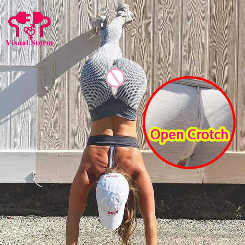 Woman Sexy Open Crotch Legging - Outdoor Sport Leggings 评论和价格