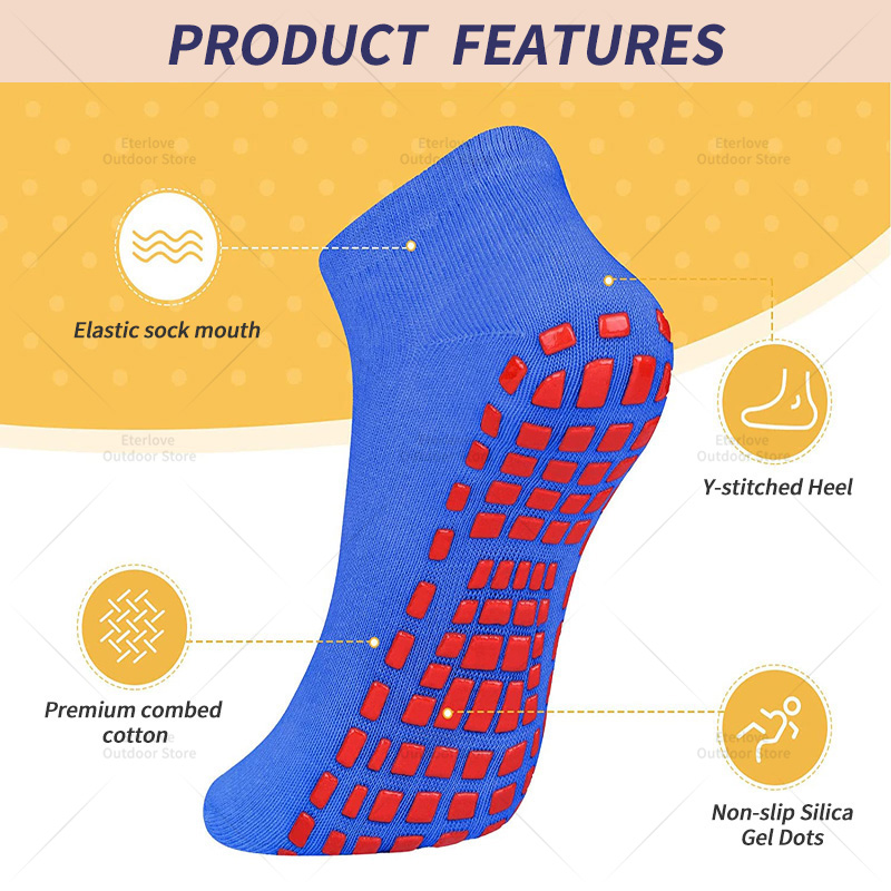 4 Pairs Yoga Pilates Trampolin - Trampoline Park Sock 评论和价格