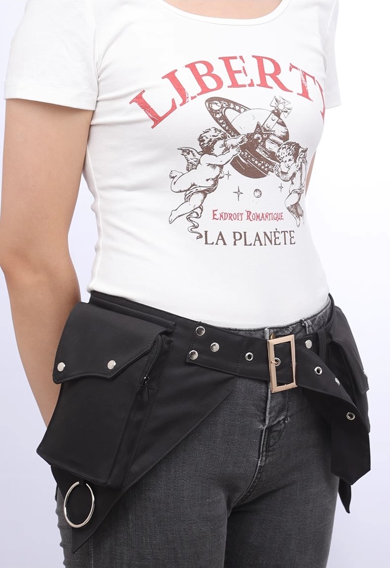 Women's Medieval Punk Waist Ba - Outdoor Sports Accessories 评论和价格