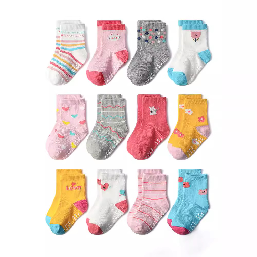 1/3/6/9/12 Pairs Kids Socks Se - Trampoline Park Sock 评论和价格