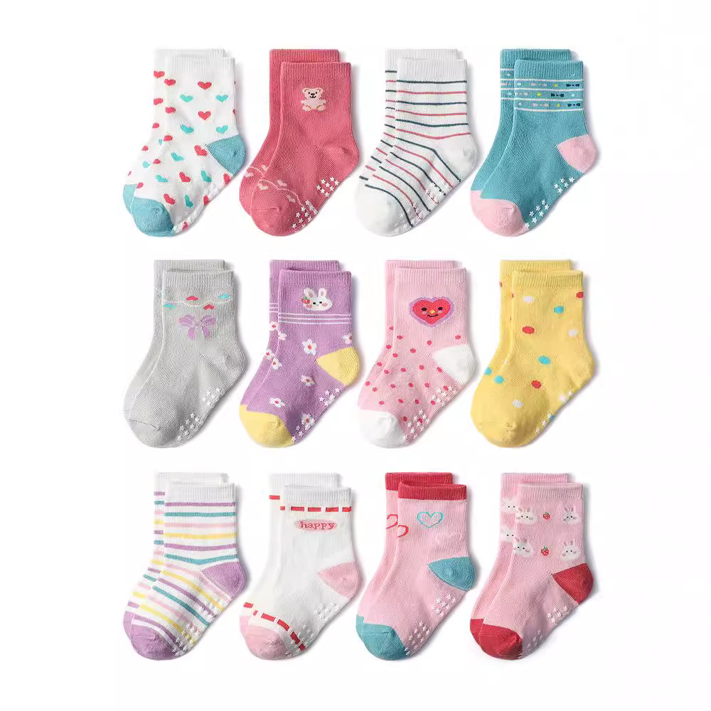1/3/6/9/12 Pairs Kids Socks Se - Trampoline Park Sock 评论和价格