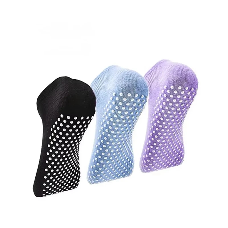 1-3 pairs Women Anti-Slip Sock - Trampoline Park Sock 评论和价格