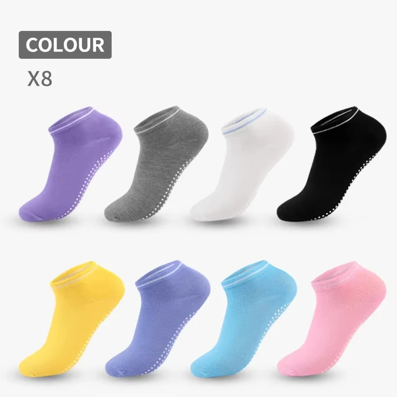 1-3 pairs Women Anti-Slip Sock - Trampoline Park Sock 评论和价格
