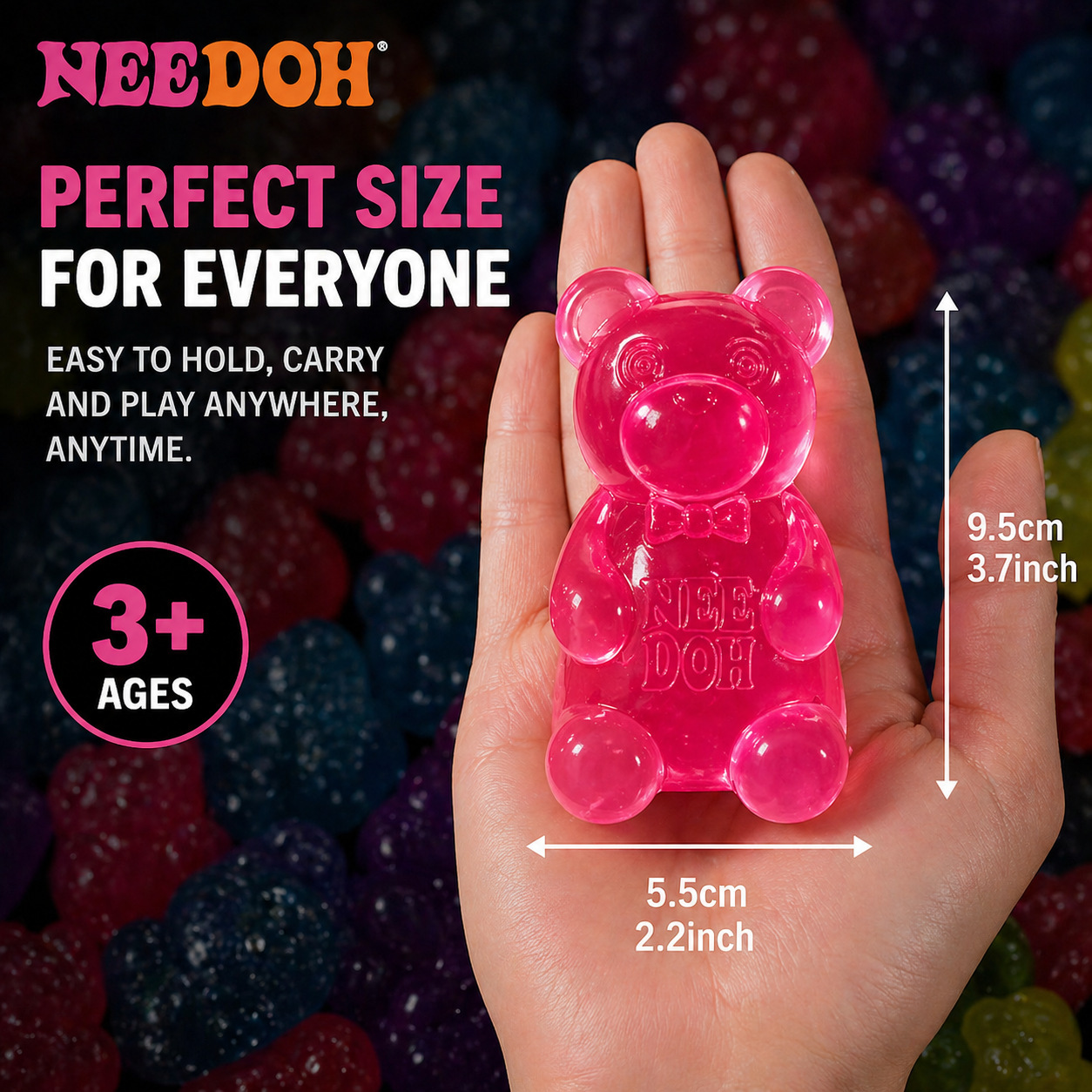 Nee Doh Cute Bear Maltose Sens - Outdoor Sports Accessories 评论和价格