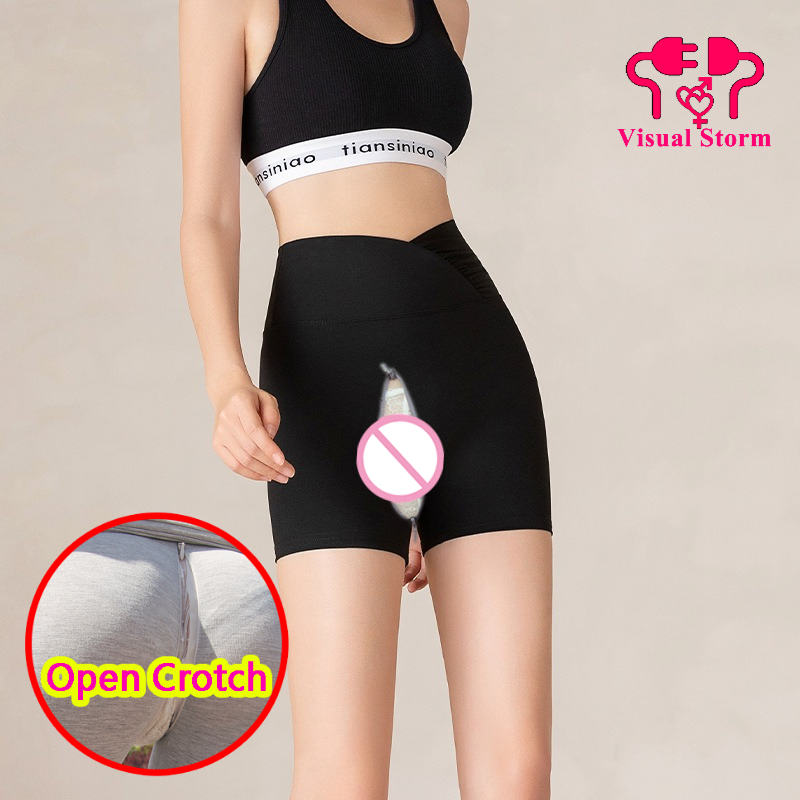Woman Open Crotch Pants with H - Outdoor Sport Leggings 评论和价格
