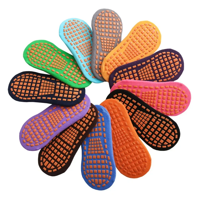 10 Pairs Kids Adults Anti-Slip - Trampoline Park Sock 评论和价格