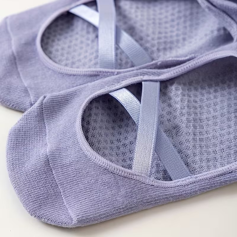 1-2 Pairs Women's Non-Slip Yog - Trampoline Park Sock 评论和价格