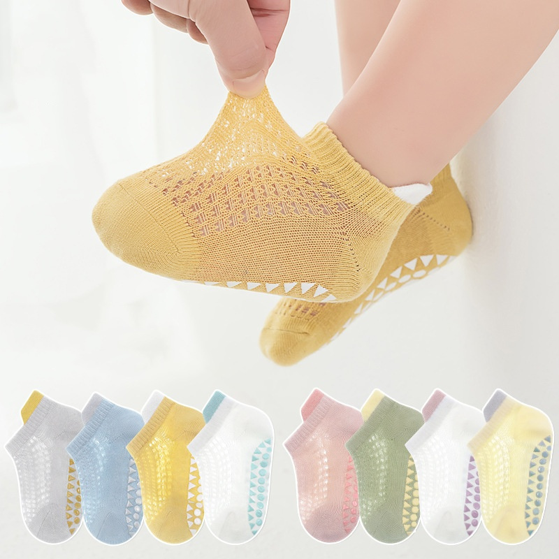 4Pairs Thin Kids Baby Boat Soc - Trampoline Park Sock 评论和价格