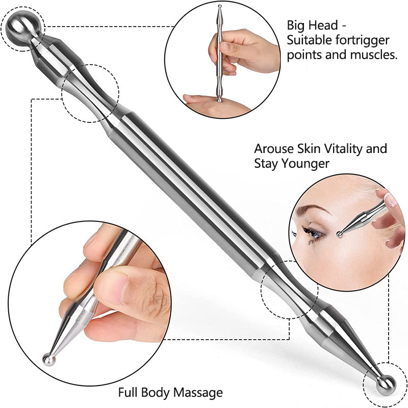 Acupuncture Pen Stainless Stee - Head Racket Boom 评论和价格