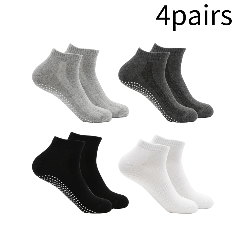 1pair/4pairs Black White Gray  - Trampoline Park Sock 评论和价格