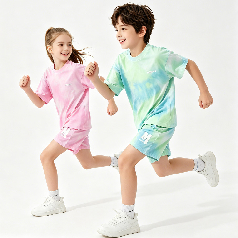 5-14Years Kids Sport Set Cotto - Outdoor Sport Outfit 评论和价格