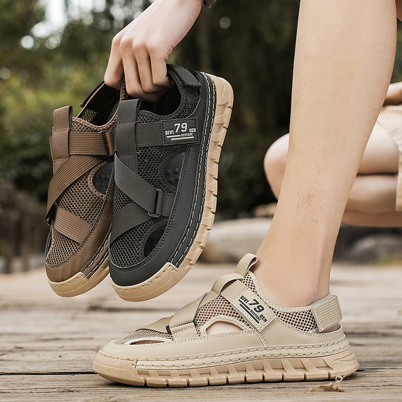 Mens Sandals Summer Mesh Breat - Outdoor Sport Outfit 评论和价格