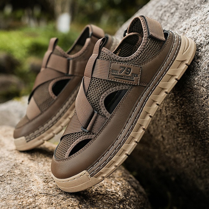 Mens Sandals Summer Mesh Breat - Outdoor Sport Outfit 评论和价格