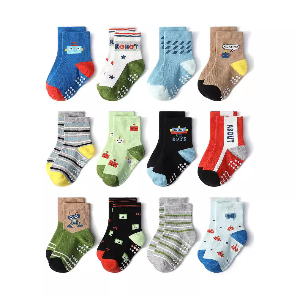 1/3/6/9/12 Pairs Kids Socks Se - Trampoline Park Sock 评论和价格
