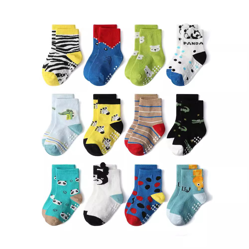 1/3/6/9/12 Pairs Kids Socks Se - Trampoline Park Sock 评论和价格