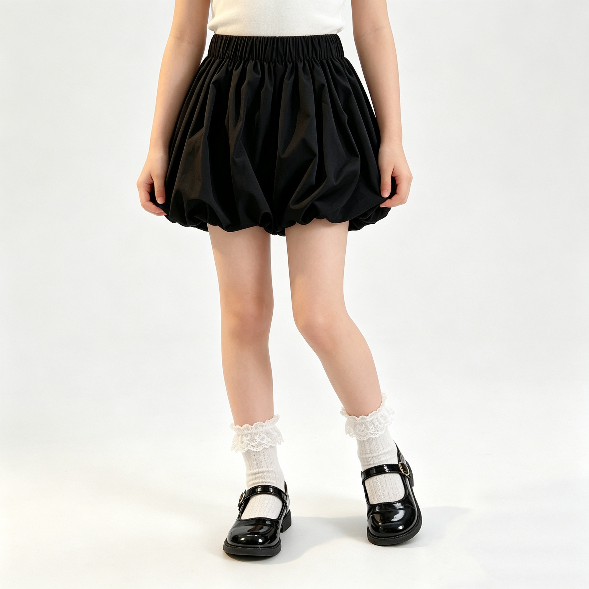 School Girls Bubble Skirt Bloo - Outdoor Sport Outfit 评论和价格